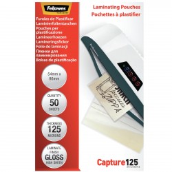 Fellowes Pochettes 54x86mm 125 m x50