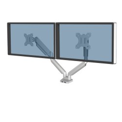 Fellowes Bras écran double Platinum Gris