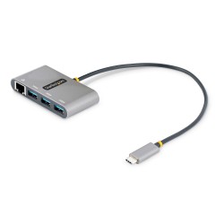 ***StarTech Hub USB-C 3x USB-A 1GbE 5Gbps