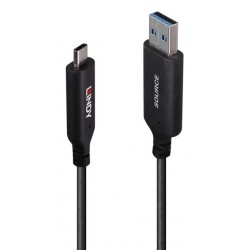Lindy USB-A USB-C hybride 10m
