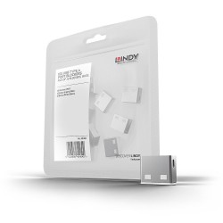 Lindy Verrous USB-A x10 Blanc