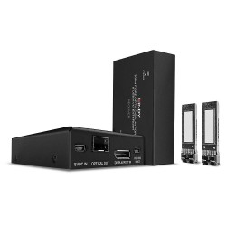 Lindy KVM DisplayPort fibre 300m
