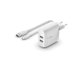 Belkin Chargeur 2x USB-A 24W +