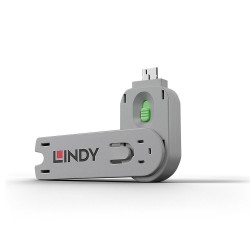 Lindy Cle verrou USB-A Vert