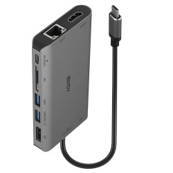 Lindy Mini Dock USB-C HDMI DP 1GbE