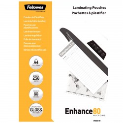 Fellowes Pochettes A4 80 mic