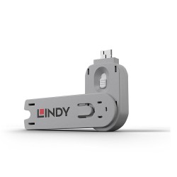 Lindy Cle verrou USB-A Blanc