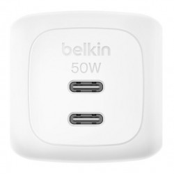 Belkin Chargeur 50W 2 ports Blan