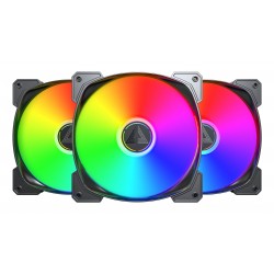 Montech HP140 Pack 3 140mm Noir