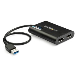 ***StarTech USB vers double DisplayPort Adapt 4K 60Hz DisplayPort 4K