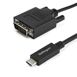 ***StarTech Adapt USB-C DVI 1m Noir
