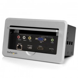 ***StarTech Boîtier Point de connexion pour table de réunion Mini DP HDMI