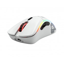 Glorious Model D- Wireless Souris Blanc