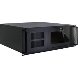Inter-Tech IPC 4U-4088-S, 19 Rack Servergehäuse Noir