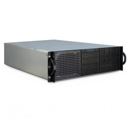 Inter-Tech IPC 3U-30255, 3HE Rack Servergehäuse Noir