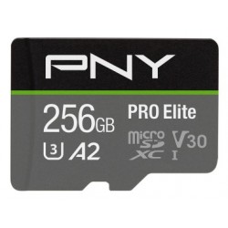 PNY Pro Elite microSD 256Go U3 V A2