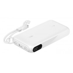 Belkin Power Bank 20K Blanc 20W écran