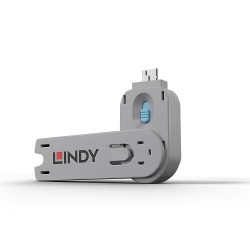 Lindy Cle verrou USB-A Bleu