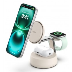 Belkin Dock Qi2 25W 3-en-1 Sable