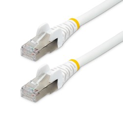 StarTech RJ45 Cat6a 1m Blanc LSZH