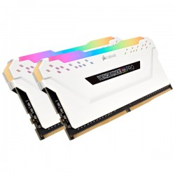 Corsair 32Go (2x16) 2666MHz Vengeance RGB Pro White
