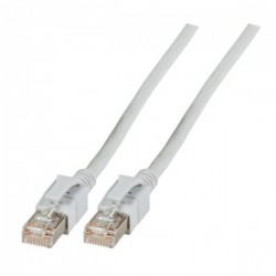 RJ45 Cat6a 2m S FTP à repérage lumineux Gris
