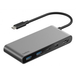 Belkin Hub USB-C 7-en-1 Gris