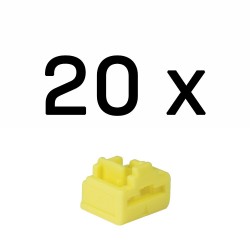 Lindy Verrous RJ45 x20 Jaune