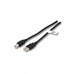 USB-A 2.0 0,5m vers USB-B Noir