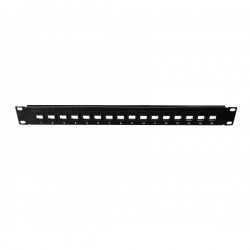 Uptec Panneau 19 1U - KeyStone - 16 ports nu RJ45
