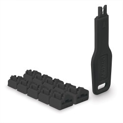 Lindy Verrous RJ45 x10 Noir