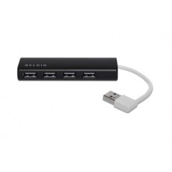 Belkin Hub USB-A 4 ports Noir