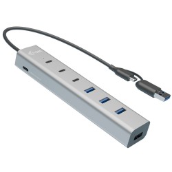 I-TEC CAHUBMETAL7 3x USB-C 4x USB-A