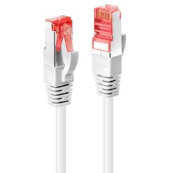 Lindy RJ45 Cat.6 S FTP 1m Blanc