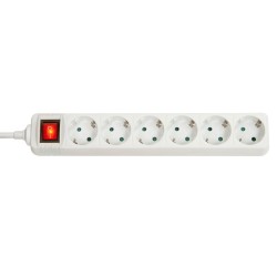 Lindy Multiprise 6 prises interrupteur
