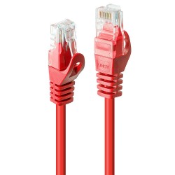Lindy RJ45 Cat.6 U UTP Basic 5m Rouge