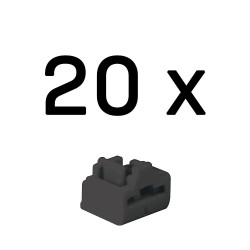 Lindy Verrous RJ45 x20 Noir