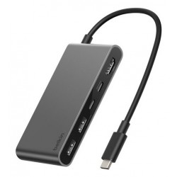 Belkin Hub USB-C 5-en-1 Gris