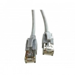 RJ45 Cat6a 5m S FTP à repérage lumineux Gris