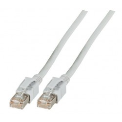 RJ45 Cat6a 3m S FTP à repérage lumineux Gris