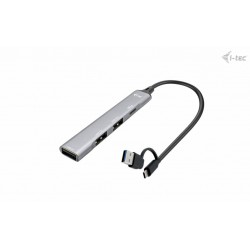 I-TEC CAHUBMETALMINI4 USB-C + 3x