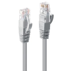 Lindy RJ45 Cat.6 UTP 5m Gris
