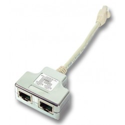 Doubleur de 2 ligne téléphonique lignes séparées 15cm