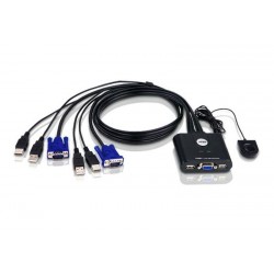 ATEN CS22U KVM câble VGA USB - 2 ports