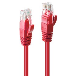 Lindy RJ45 Cat.6 UTP 2m Rouge
