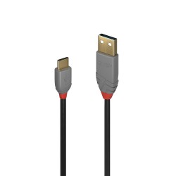 Lindy USB-A USB-C 2.0 1m Anthra
