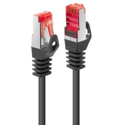 Lindy RJ45 Cat.6 S FTP Basic 10m Noir