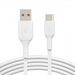 Belkin USB-A USB-C 1m Blanc