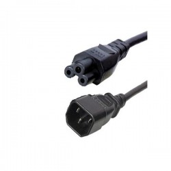 Cordon secteur 1,8m C14 M C5 F Tripolaire