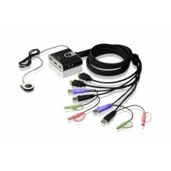 ATEN CS692 KVM câble HDMI audio USB - 2 ports